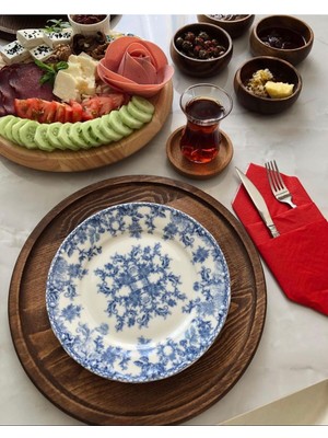 PremiumPort Şık Ahşap Sunum Tabakası, Zarif ve Doğal Sunum Aracı