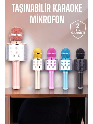 Taşınabilir Bluetooth Karaoke Mikrofon: Hafıza Kart Girişli, Etkileyici Performans - Lisinya