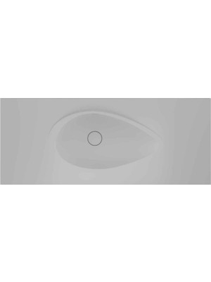 Real Stone Avocado Etajerli 100X50 Beyaz Granit Banyo Lavabosu