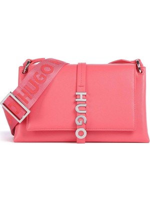 Hugo Kadın Manyetik Kapamalı Omuz Askılı Pembe Omuz Çantası 50536980-632