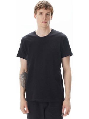 Boss Erkek Regular Fit Yuvarlak Yakalı %100 Pamuklu Kısa Kollu Siyah T-Shirt 50475294-001