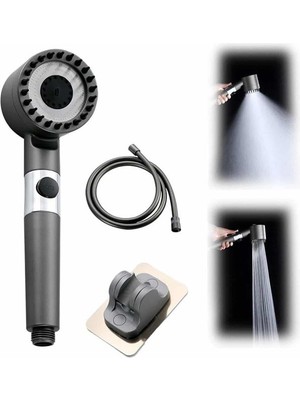 Yeni Nesil Masaj Etkili Duş Başlığı Su Basınçlı Tazyikli Özel - Lisinya