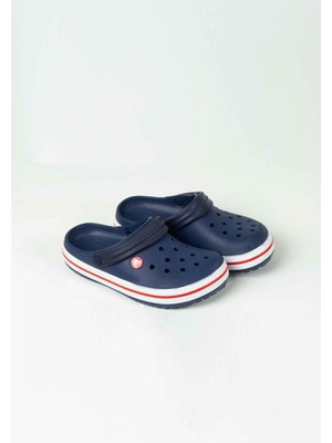 Liarca Lacivert Plaj Bahçe Günlük Çeyiz Rahat Kaymaz Taban Ortopedik Kadın Erkek Unisex Kapalı Terlik