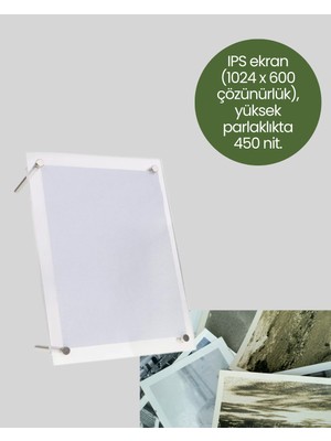 4gb Hafızalı 7 Inç Dijital Fotoğraf Çerçevesi - Yüzlerce Anınızı Saklayın - Lisinya