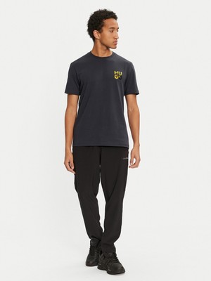 Hugo Erkek Marka Logolu Bisiklet Yaka Kısa Kollu Lacivert T-Shirt 50522134-407