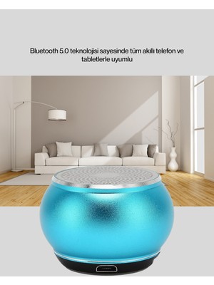Taşınabilir Bluetooth Hoparlör | Eller Serbest Arama Özellikli - Lisinya