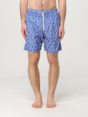 Paul & Shark Erkek Normal Kesim Beli Ip Bağlamalı Kısa Mavi Mayo 25415046-N16