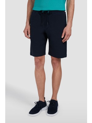 Paul & Shark Erkek Regular Fit Beli Lastikli Pamuklu Lacivert Şort 25411867-050