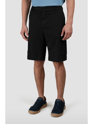 Paul & Shark Erkek Regular Fit Cep Detaylı Siyah Şort 25414022-011