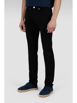 Paul & Shark Erkek Regular Fit Pamuklu Normal Bel Düz Paça Siyah Pantolon 25414021-011