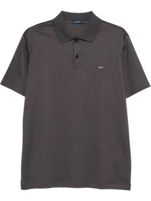 Paul & Shark Erkek Kısa Kollu Polo Yaka Düğme Kapamalı Kahverengi Polo Yaka T-Shirt 15311726-94D