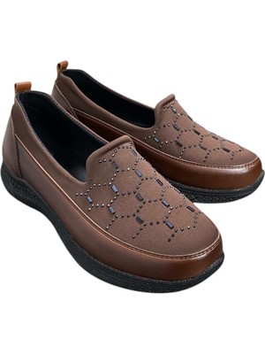 Desimod Kadın Ortopedik Rahat Giyimli Taşlı Günlük Ayakkabı