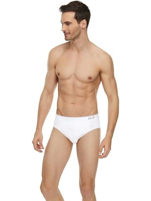 Tutku Elit Erkek Beyaz 6 Adet Slip Külot 1351-BEYAZ-S