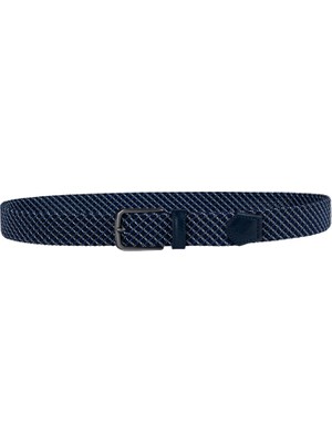 Paul & Shark Erkek Dayanıklı Kumaş Metal Tokalı Lacivert Kemer 25416003-W26