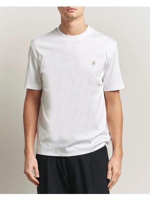 Boss Erkek %100 Pamuklu Yuvarlak Yakalı Kısa Kollu Beyaz T-Shirt 50555844-100