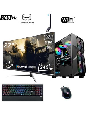 İzoly Granbull Y I5-12400F 16GB 256GB M.2 Nvme GTX1660S 6gb 27" 240Hz Oyuncu Masaüstü Bilgisayarı