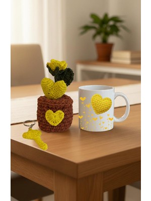 Zeepy Design Sevgililer Günü Kupa ve El Yapımı Ürünler Hediye Seti