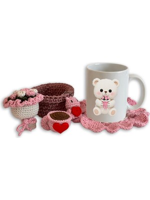 Zeepy Design Sevgililer Günü Kupa ve El Yapımı Ürünler Hediye Seti