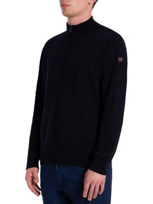 Paul & Shark Erkek Uzun Kollu Günlük Kullanım Normal Kesim Mavi Sweatshirt C0P1044-050
