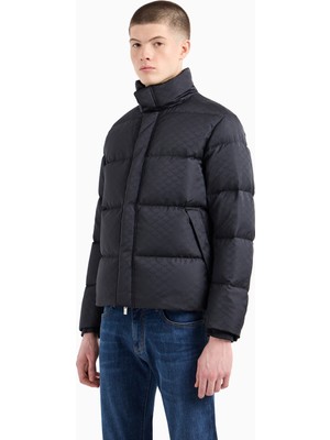 Emporio Armani Erkek Marka Logo Detaylı Regular Fit Uzun Kollu Lacivert Mont 8N1BN3 1NHQZ-F976