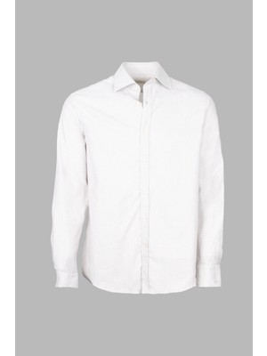 Paul & Shark Erkek Regular Fit Çizgili Uzun Kollu Bej Gömlek 14313094CF-VH8