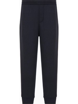 Emporio Armani Erkek Rahat Kesim Pamuklu Beli ve Paçası Lastikli Lacivert Eşofman Altı 6D1PL7 1JOTZ-0920