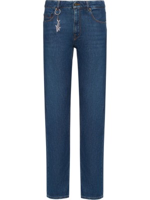 Paul & Shark Erkek Normal Kalıp Düz Paça Pamuklu Esnek Denim Mavi Jeans 15314104-J02