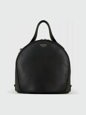 Emporio Armani Kadın Logo Ayarlanabilir Askılı Siyah Omuz Çantası Y3A138 Y350E-SIYAH