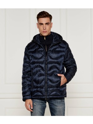 Paul & Shark Erkek Kapüşonlu Fermuar Kapamalı Uzun Kollu Mavi Ceket 14312692-013