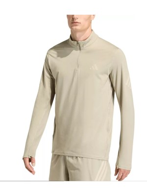 adidas Adi365 iconic 1/2 Erkek Kahverengi Koşu Sweatshirt.-