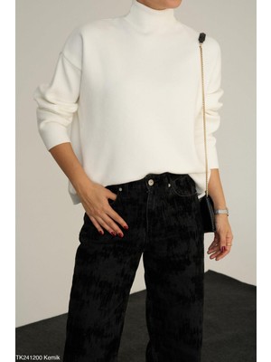 Butik Belvita Boğazlı Düz Kazak