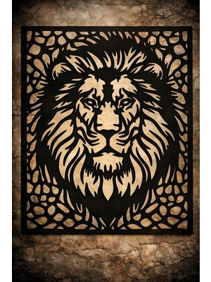 Zmt Design Aslan Duvar Dekorasyon