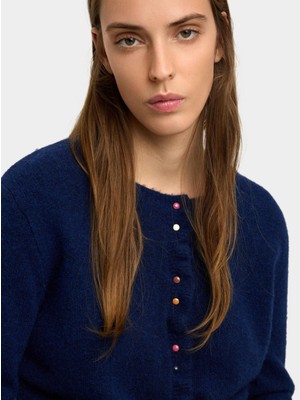 Parfois Fırfırlı Örme Hırka