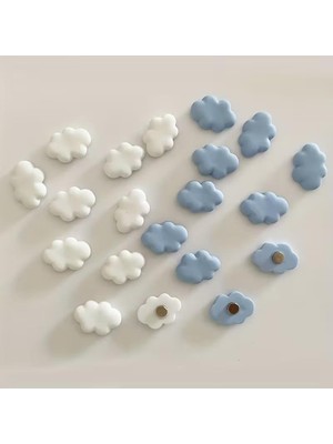 SUME Dekoratif 10 Adet Güçlü Bulut Şeklinde Buzdolabı Magneti Fotoğraflar, Notlar Için Dekoratif Buzdolabı Magnetleri