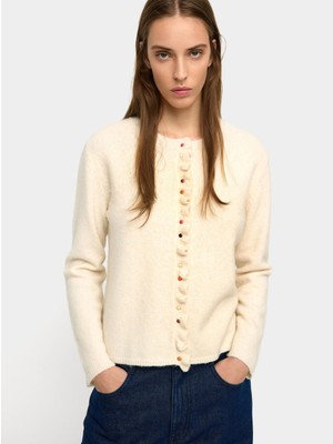 Parfois Fırfırlı Örme Hırka