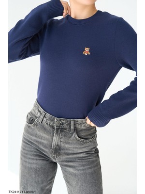 Butik Belvita Ayıcık Nakışlı Kazak