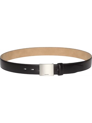 Calvin Klein Erkek Metal Tokalı Ayarlanabilir Deri Siyah Kemer LV04D7030G-VZZ