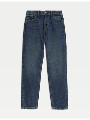 Marks & Spencer Pamuklu Relaxed Fit Jean (6‑16 yaş)