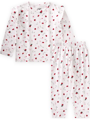 Cigit Pijama Takım 1-5 Yaş Uğur Böceği Desen