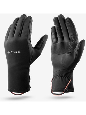 Decathlon Forclaz Yetişkin Outdoor Trekking Dokunmatik Eldiveni - Siyah - MT500