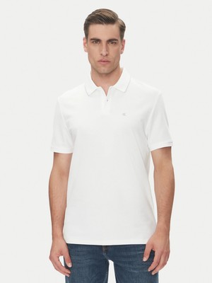 Calvin Klein Erkek Regular Fit Pamuklu Kısa Kollu Beyaz T-Shirt LV04LC239G-YAF