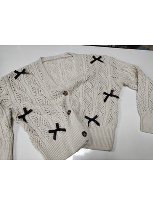 Sofun Desenli Uzun Kollu Tiriko  Hırka