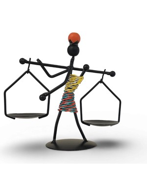 Hedea Afrikalı Kadın Terazi Mumluk