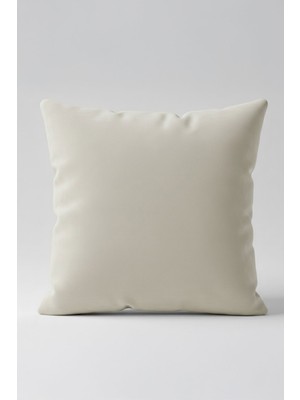 Elart Palio Kırlent Kılıfı Kadife Dekoratif (43X43 Cm) Krem