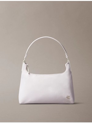 Calvin Klein Kadın Fermuar Kapamalı Ck Logolu Kısa Askılı Lila Omuz Çantası LV04K3219G-VUW