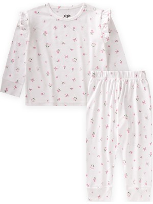 Cigit Pijama Takım 1-5 Yaş Çıtır Çiçek Desen