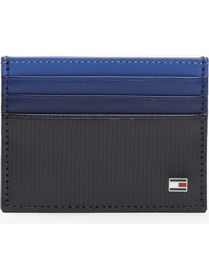 Tommy Hilfiger Erkek Logolu Iç Bölmeli Lacivert Kartlık AM0AM13959-DW6