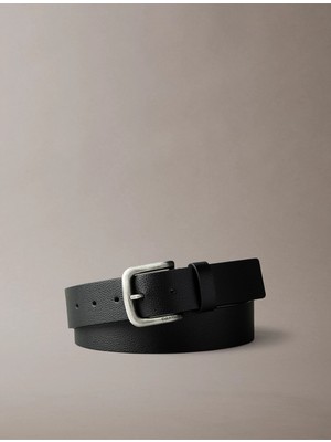 Calvin Klein Erkek Metal Tokalı Deri Siyah Kemer LV04D7044G-V8L