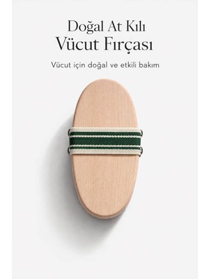 Elif Mira Selülit Karşıtı Doğal At Kılı Fırça