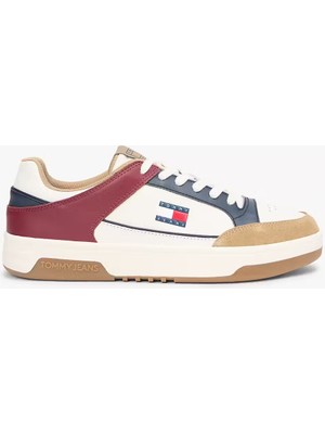 Tommy Hilfiger Erkek Kalın Topuk Desenli Bağlamalı Rahat Kalıp Çok Renkli Sneaker EM0EM01660-0GY
